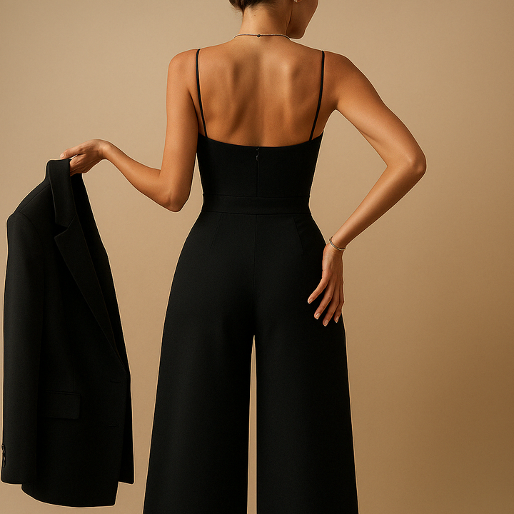 Solea | Women’s Adjustable Strap Summer Jumpsuit