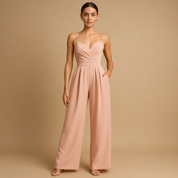 Solea | Women’s Adjustable Strap Summer Jumpsuit