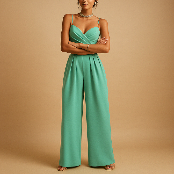 Solea | Women’s Adjustable Strap Summer Jumpsuit
