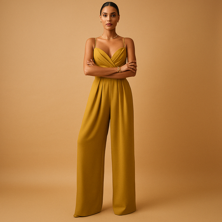 Solea | Women’s Adjustable Strap Summer Jumpsuit